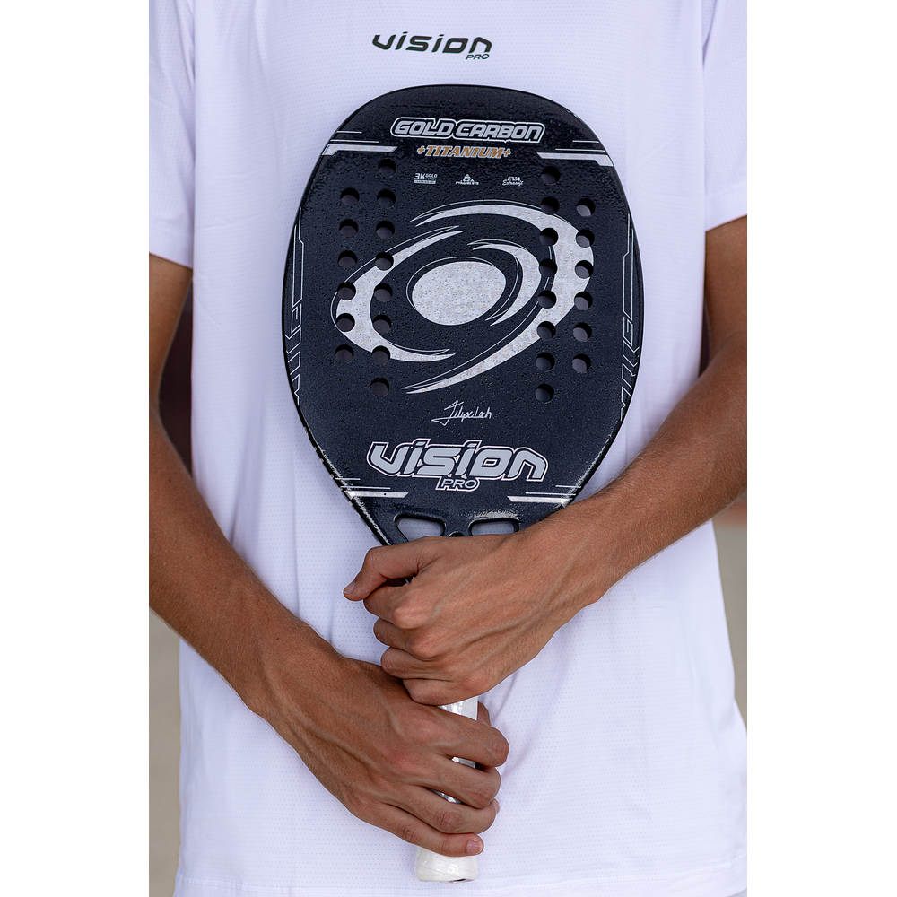 2026 Vision Gold Carbon PRO Beach Tennis Racket