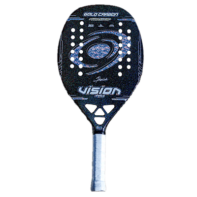     Raquete de Beach Tennis 2026 Vision Gold Carbon PRO c/ trat Glipper