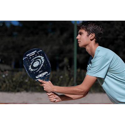     Raquete de Beach Tennis 2026 Vision Gold Carbon PRO c/ trat Glipper