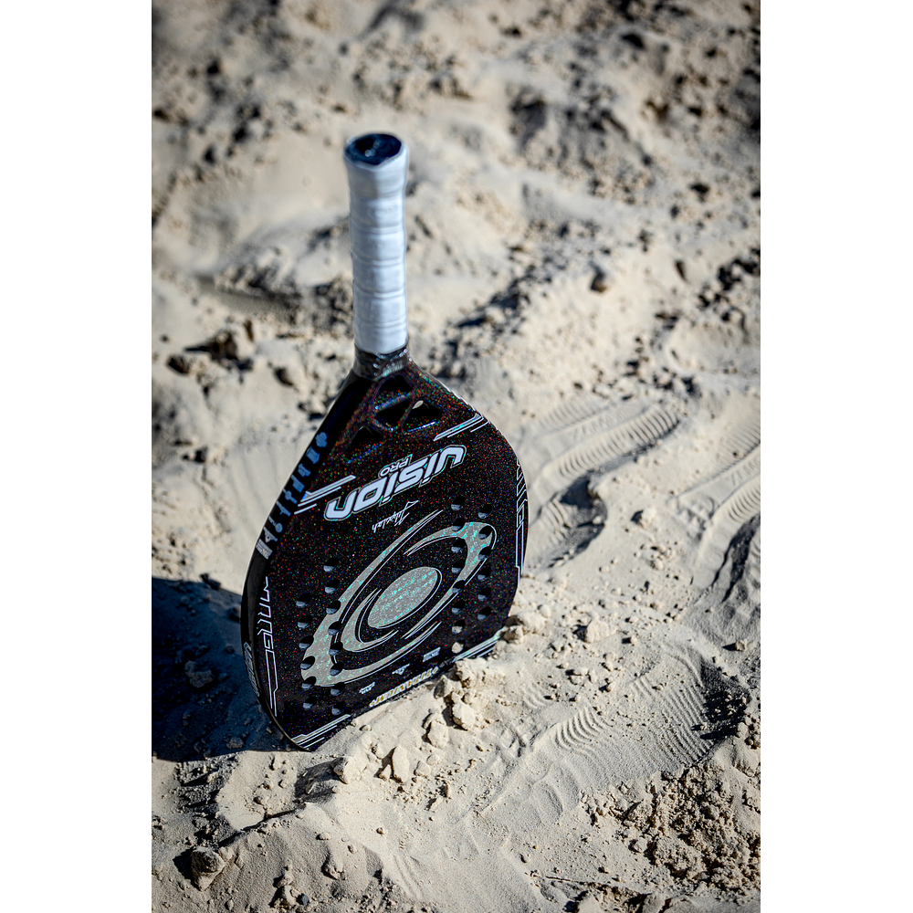    Raquete de Beach Tennis 2026 Vision Gold Carbon PRO c/ trat Glipper