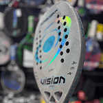    Raquete de Beach Tennis 2026 Vision Super Carbon PRO c/ trat. Glipper