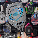     Raquete de Beach Tennis 2026 Vision Super Carbon PRO c/ trat. Glipper