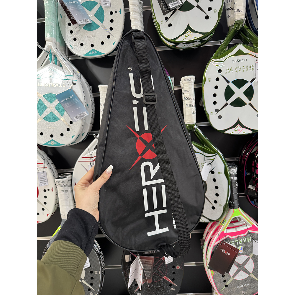 Heroe's XS Individual Cover Racquet Bag, Black