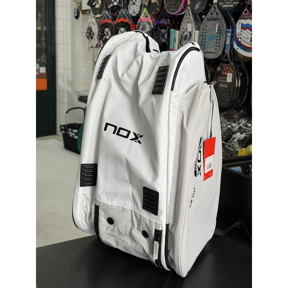 Raqueteira de Beach Tennis NOX ML10 Team Branca e Cinza