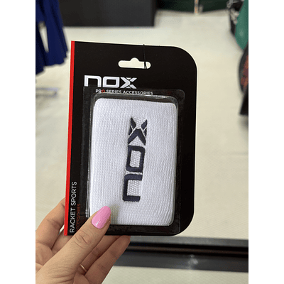White NOX tennis cuff (2-pack)