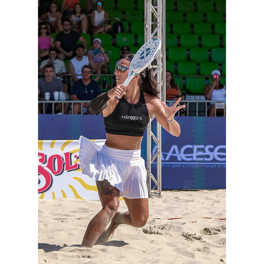 Saia de beach tennis Heroe's Basic Branca Feminina