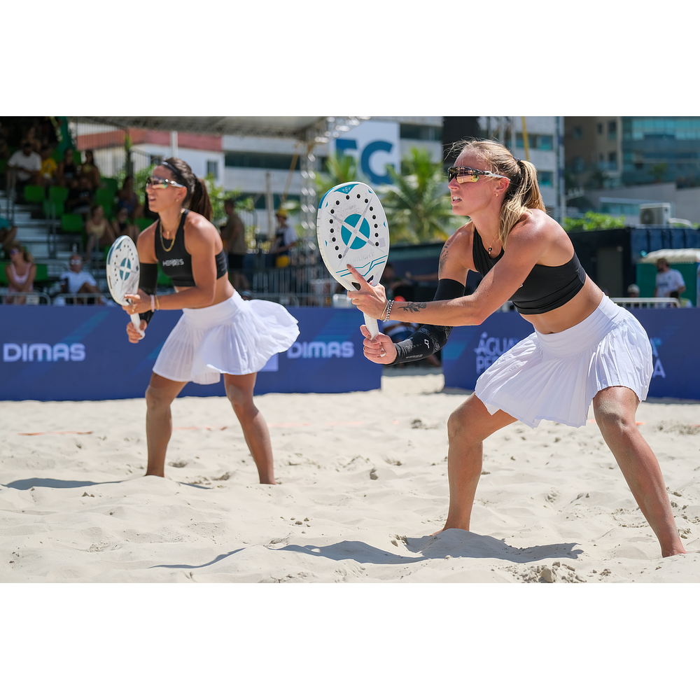 Saia de beach tennis Heroe's Basic Branca Feminina