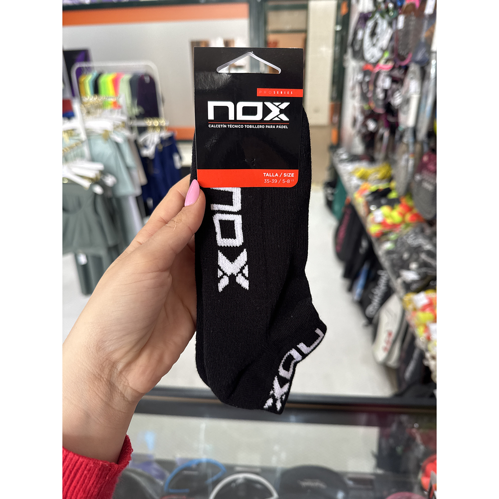 Meia de Padel NOX Feminina Preta
