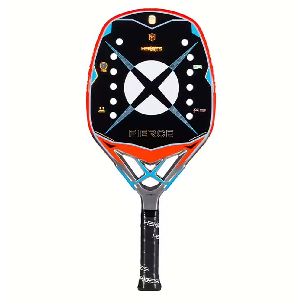 Heroe's Fierce 2026 Beach Tennis Racket with Glipper Treatment