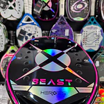   Raquete de Beach Tennis 2023 Heroe's Beast c/ trat. Glipper