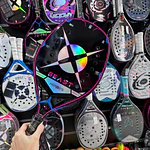   Raquete de Beach Tennis 2023 Heroe's Beast c/ trat. Glipper