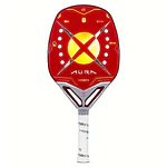       Raquete de Beach Tennis 2026 Heroe's Aura c/ trat. Glipper