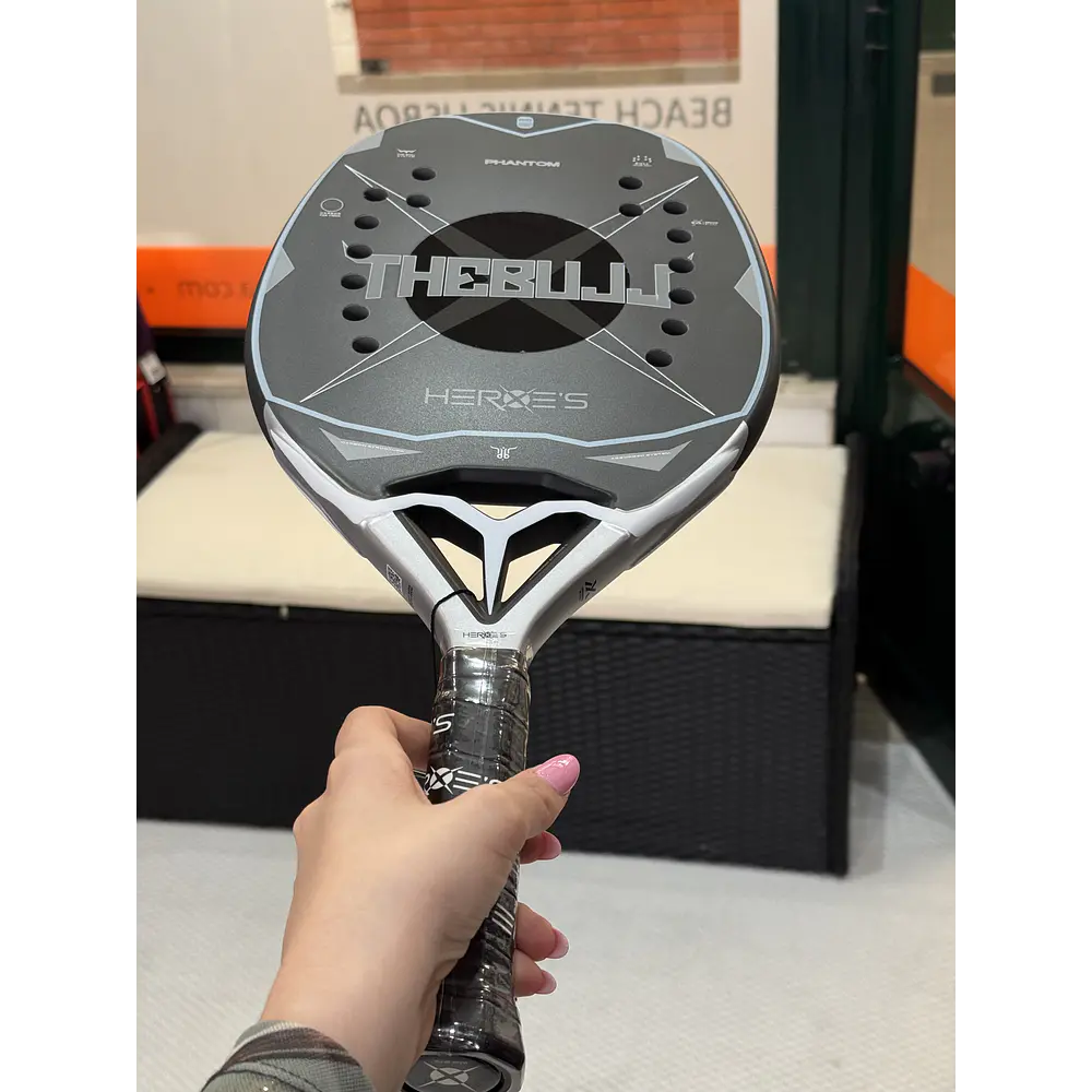       Raquete de Beach Tennis 2026 Heroe's The Bull c/ trat. Glipper
