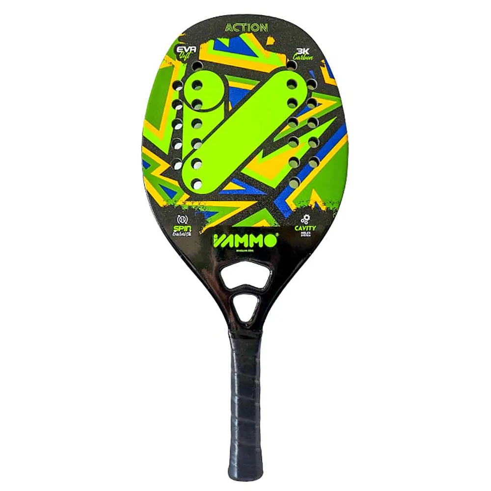   Raquete de Beach Tennis Vammo Action Verde