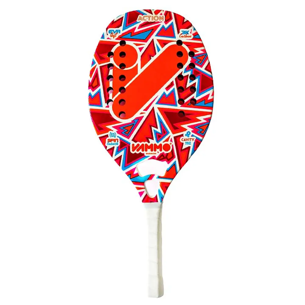   Raquete de Beach Tennis Vammo Action Laranja