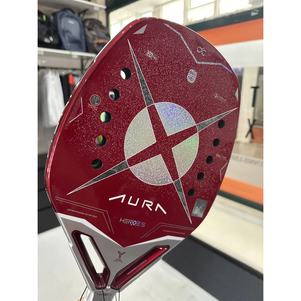 Heroe's Aura 2026 Beach Tennis Racket with Glipper Treatment