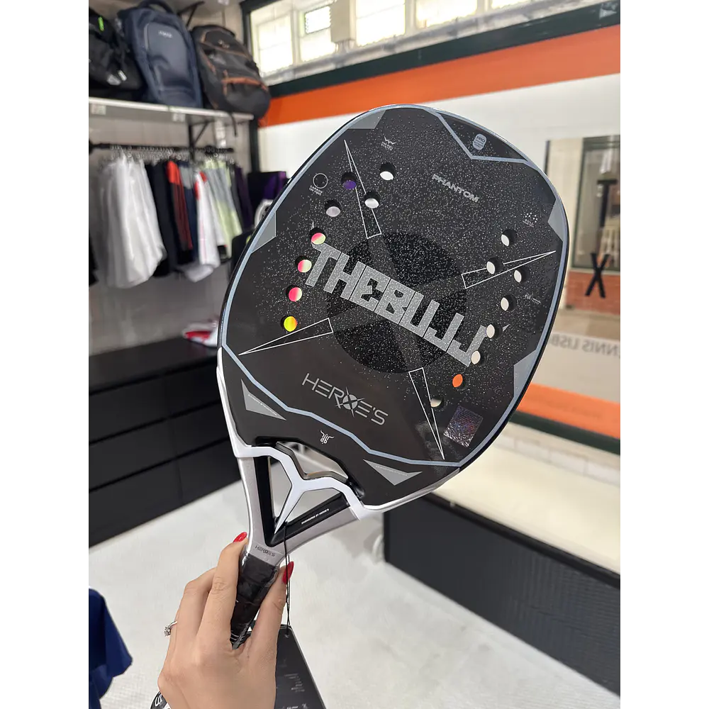       Raquete de Beach Tennis 2026 Heroe's The Bull c/ trat. Glipper