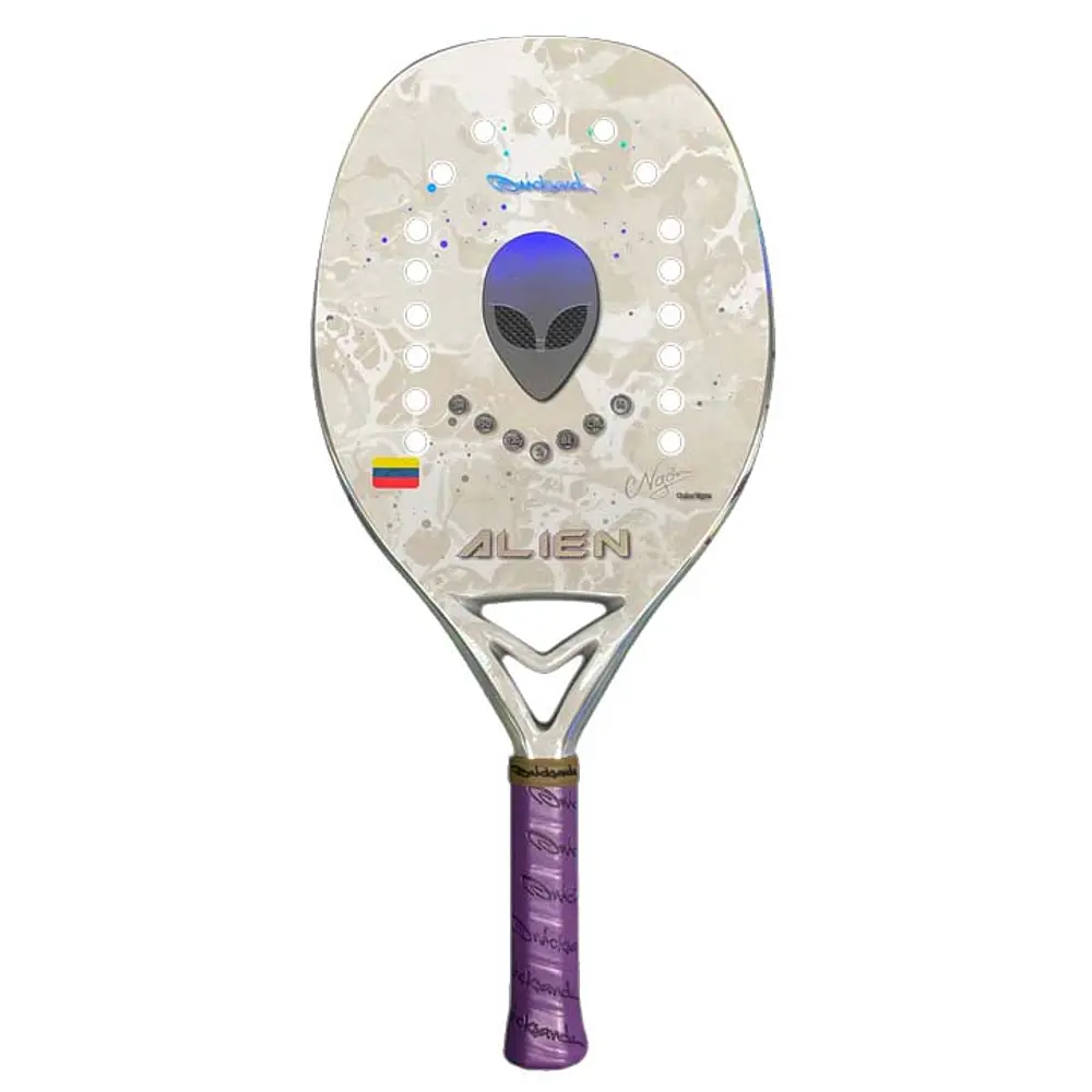     Raquete de Beach Tennis 2026 Quicksand Alien c/ trat. Glipper