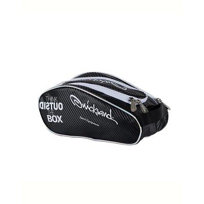 Necessaire Quicksand Preta com Branco