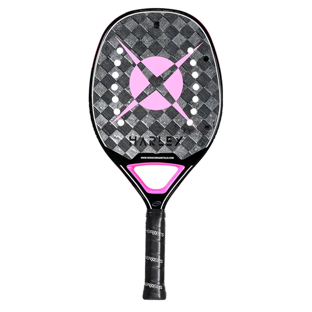     Raquete de Beach Tennis 2023 Heroe's Harley c/ trat. Glipper