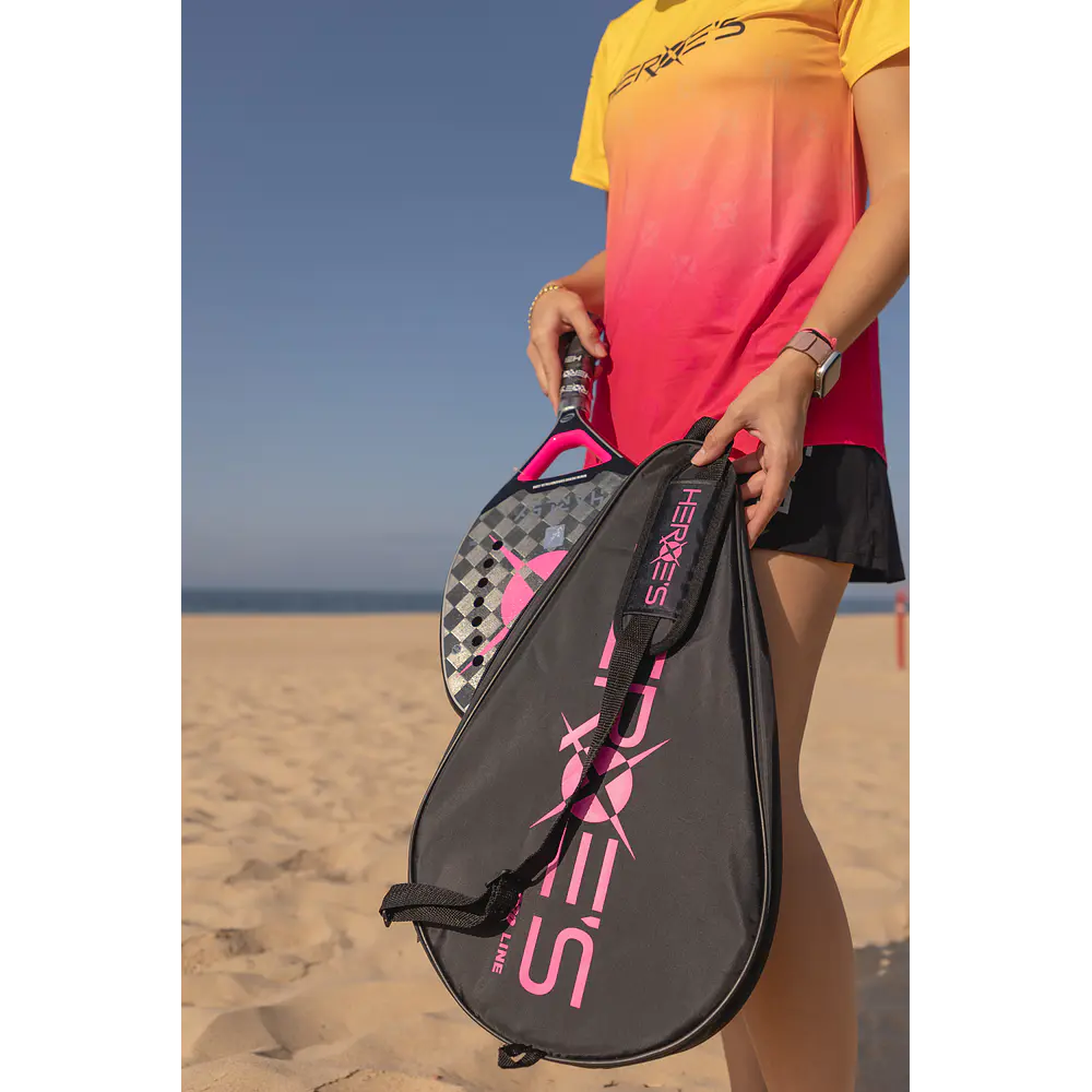     Raquete de Beach Tennis 2023 Heroe's Harley c/ trat. Glipper