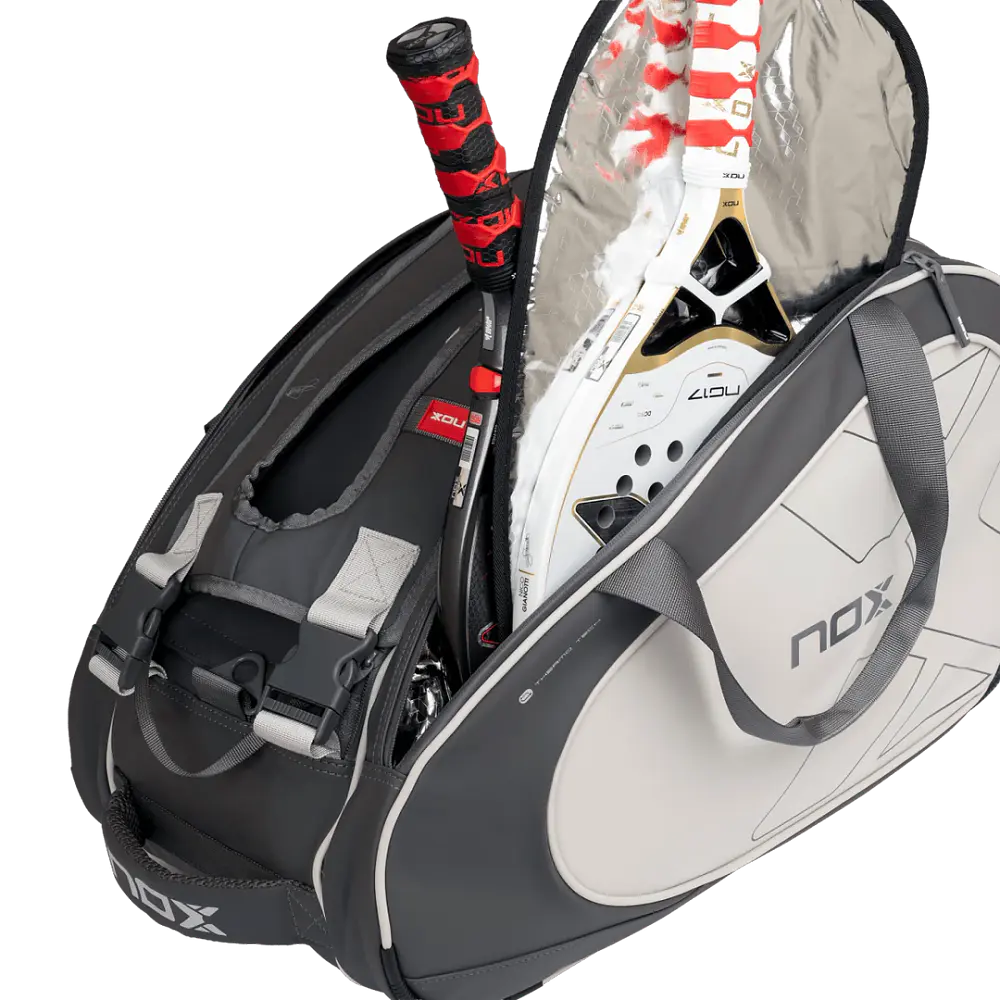 Raqueteira de Beach Tennis NOX Luxury NG17 2026 - Preta