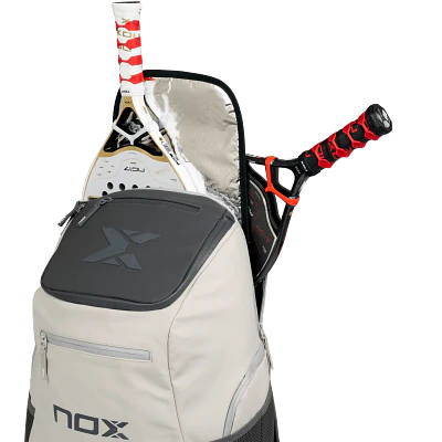 Mochila de Beach Tennis NOX Luxury NG17 2026 - Branca