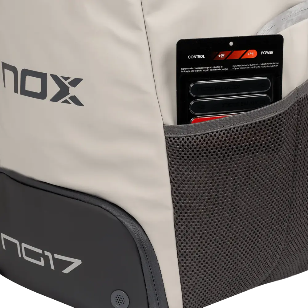 NOX Luxury NG17 2026 Beach Tennis Backpack - White