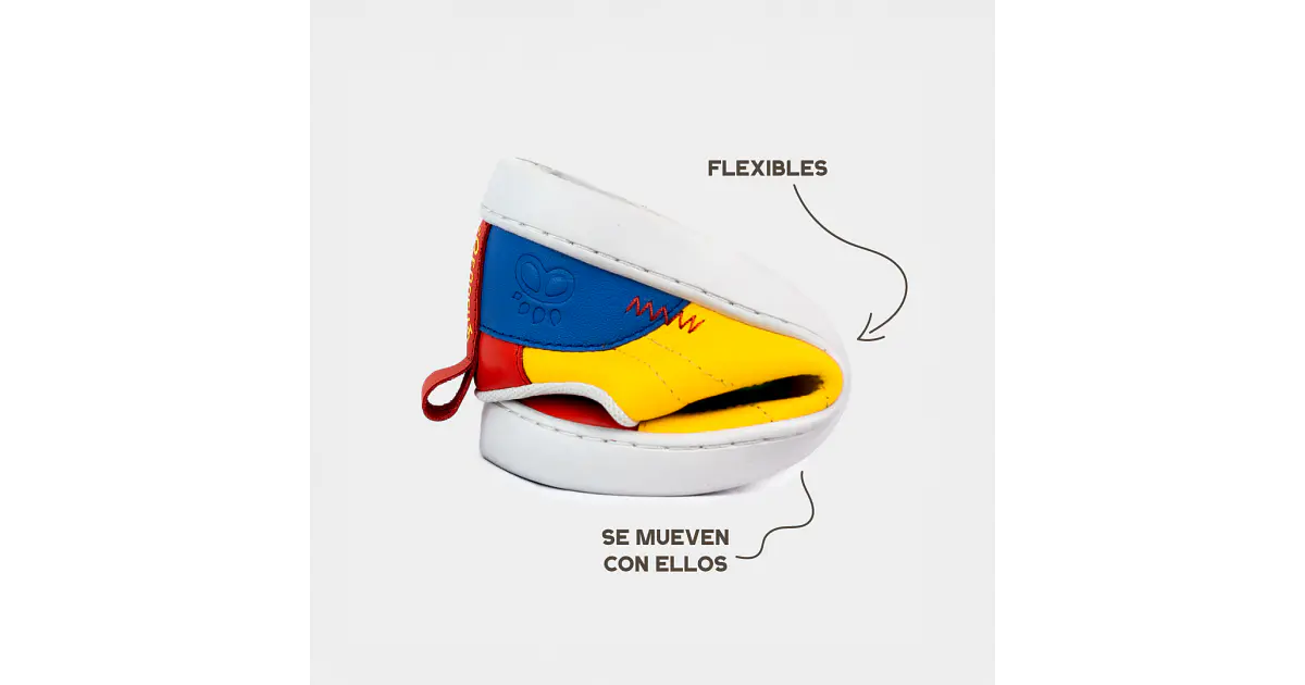 Bearfut Bearfut KUMA - Multicolor Yellow | Ergonomic Children's Footwear | Barefoot | Environmentally Friendly (3-7 Years) photo 2
