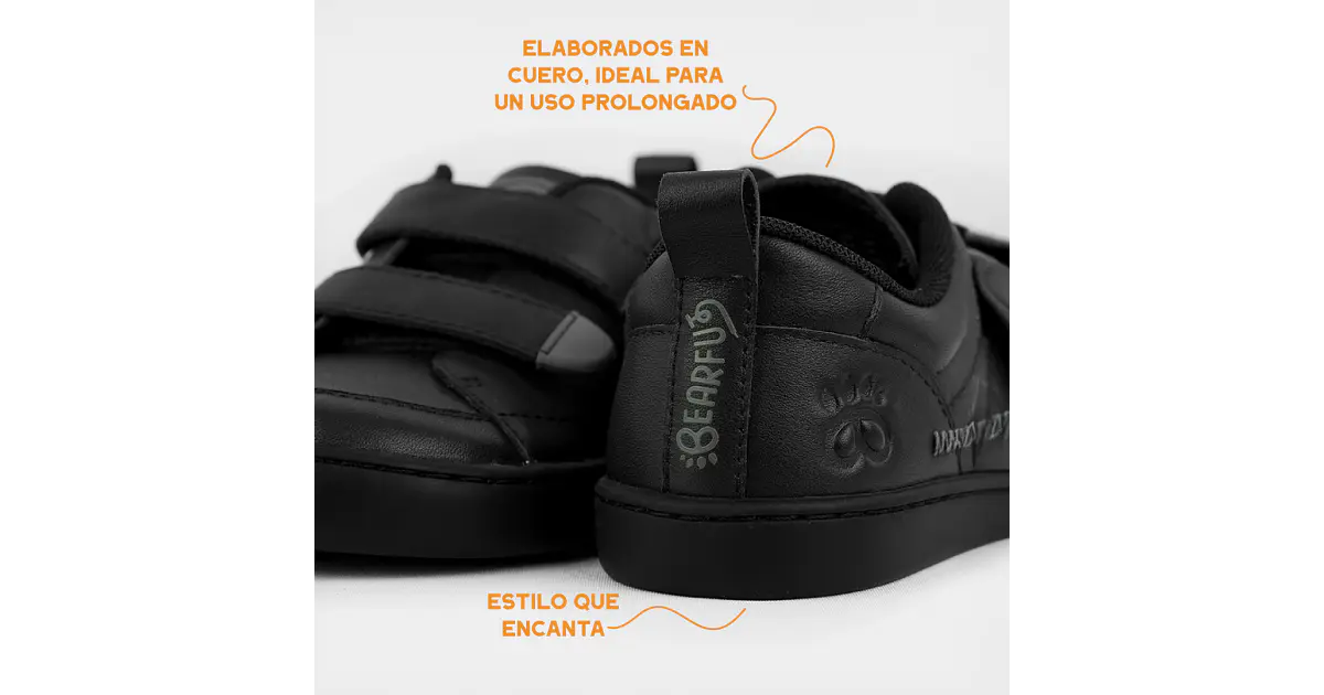 Bearfut Bearfut KUMA - Black | Ergonomic children's footwear | barefoot | environmentally friendly (3-7 years) photo 2