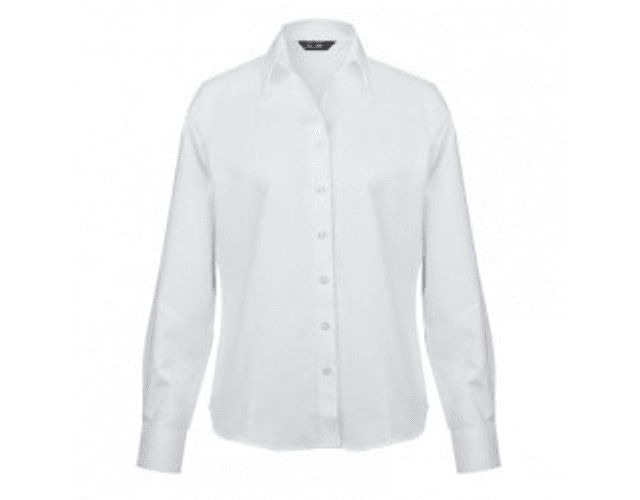 Blusa Oxford Classic Manga Larga Mujer