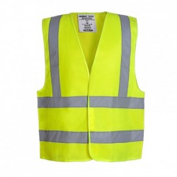 CHALECO VIAL MULTIUSO TRICOT UNISEX AMARILLO SAFESATIS-52011