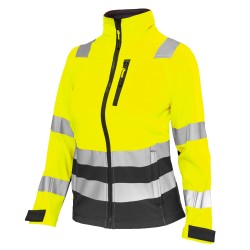 CHAQUETA SOFTSHELL ALTA VISIBILIDAD MUJER CLASE 2 - 08510