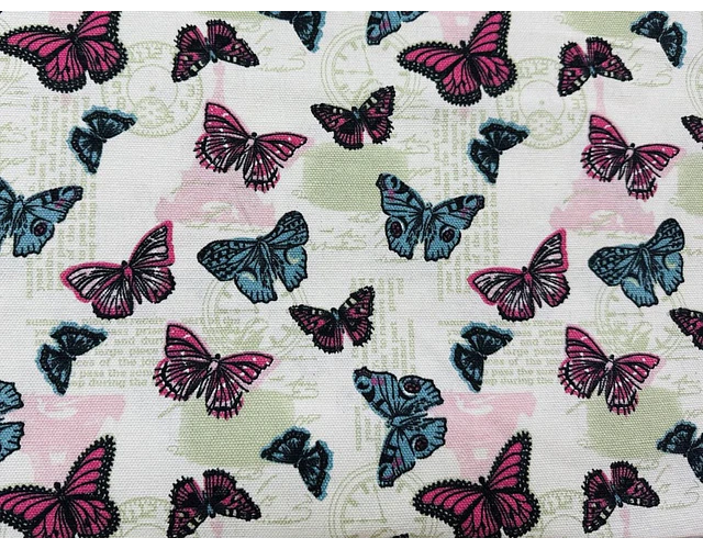Loneta variados diseños, ancho de tela 1,55.