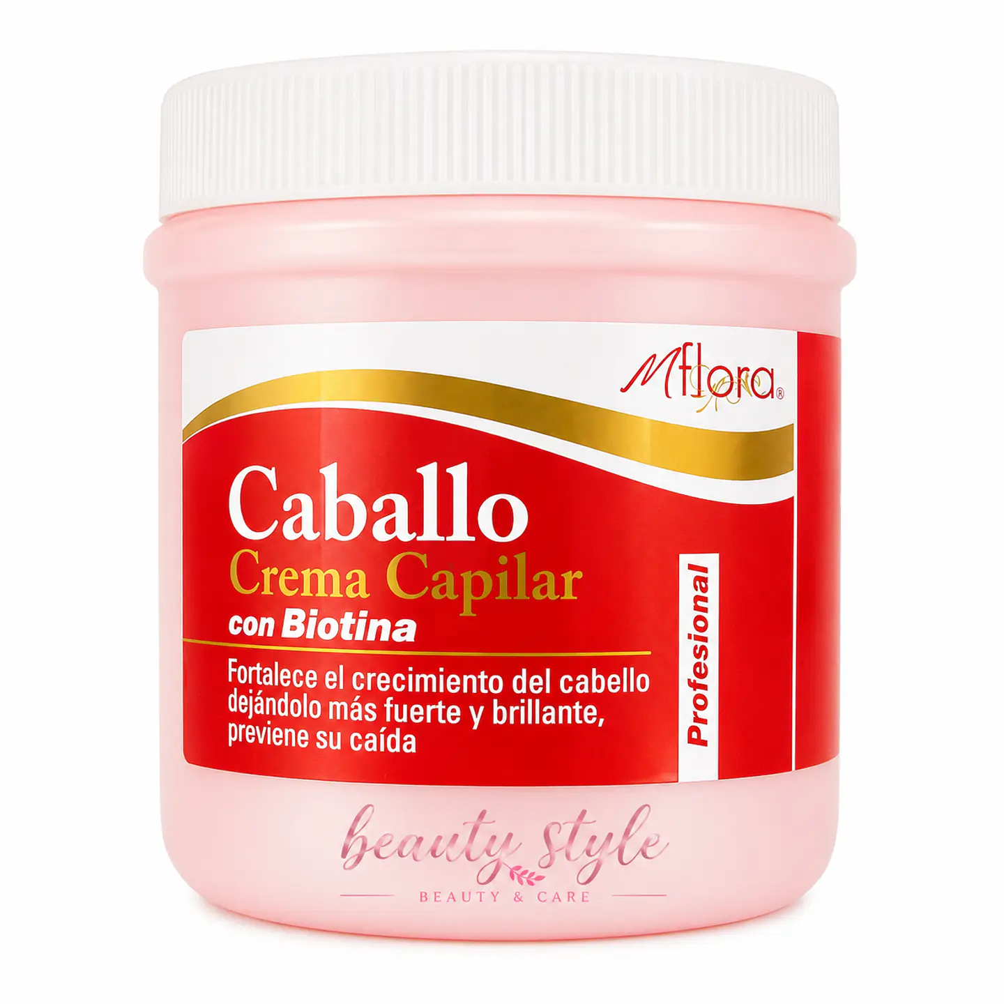 Crema Capilar Caballo 1kg Tratamiento Biotina 1