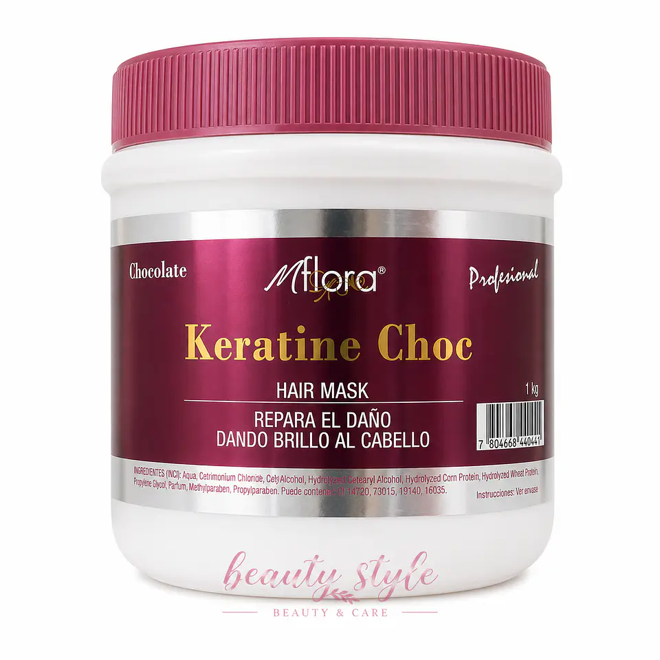 Crema Capilar Chocolate 1kg Tratamiento Reparativo 1