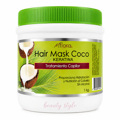 Crema Capilar Coco 1kg Tratamiento Hidratante