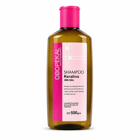 Shampoo Keratina Sin Sal Obopekal 500ml