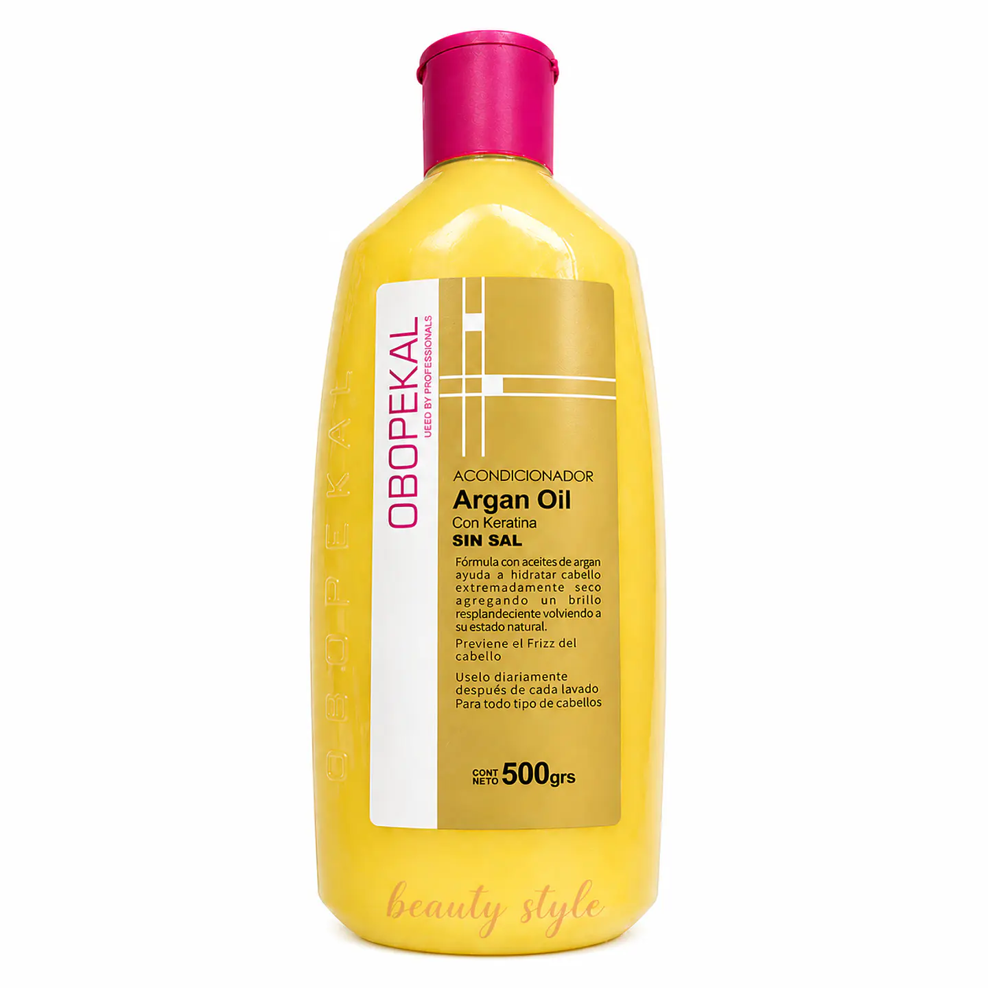 Acondicionador Argan Sin Sal Obopekal 500ml 1