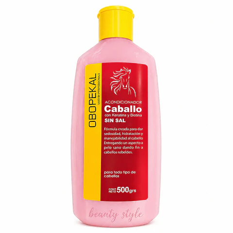 Acondicionador Caballo Sin Sal Obopekal 500ml