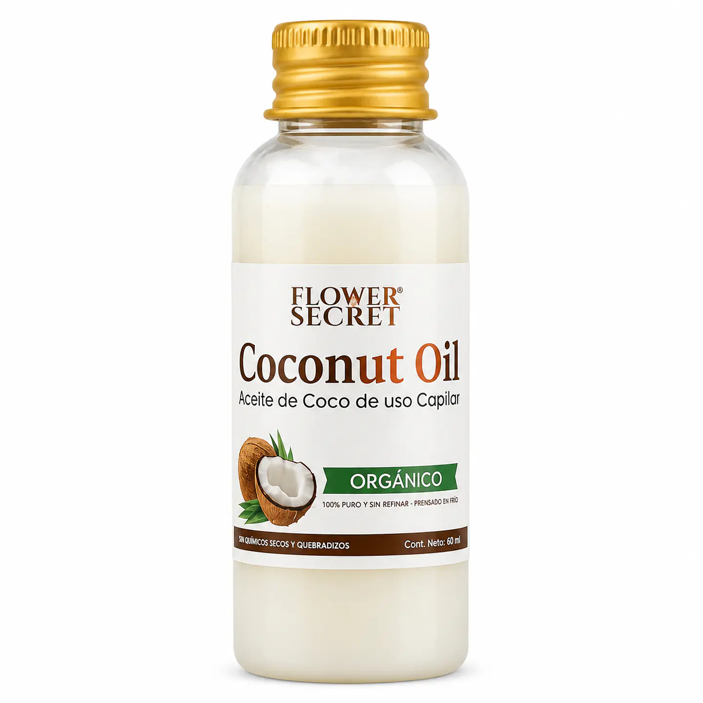 Aceite Coco Sólido FlowerSecret 60ml 1