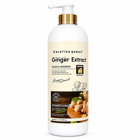 Acondicionador Extracto Jengibre KeratineQueen 800ml