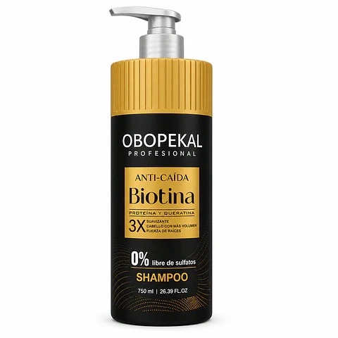 Shampoo Biotina Anti Caída Obopekal 750ml 
