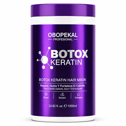 Mascarilla Capilar Botox Keratin Obopekal 1000ml