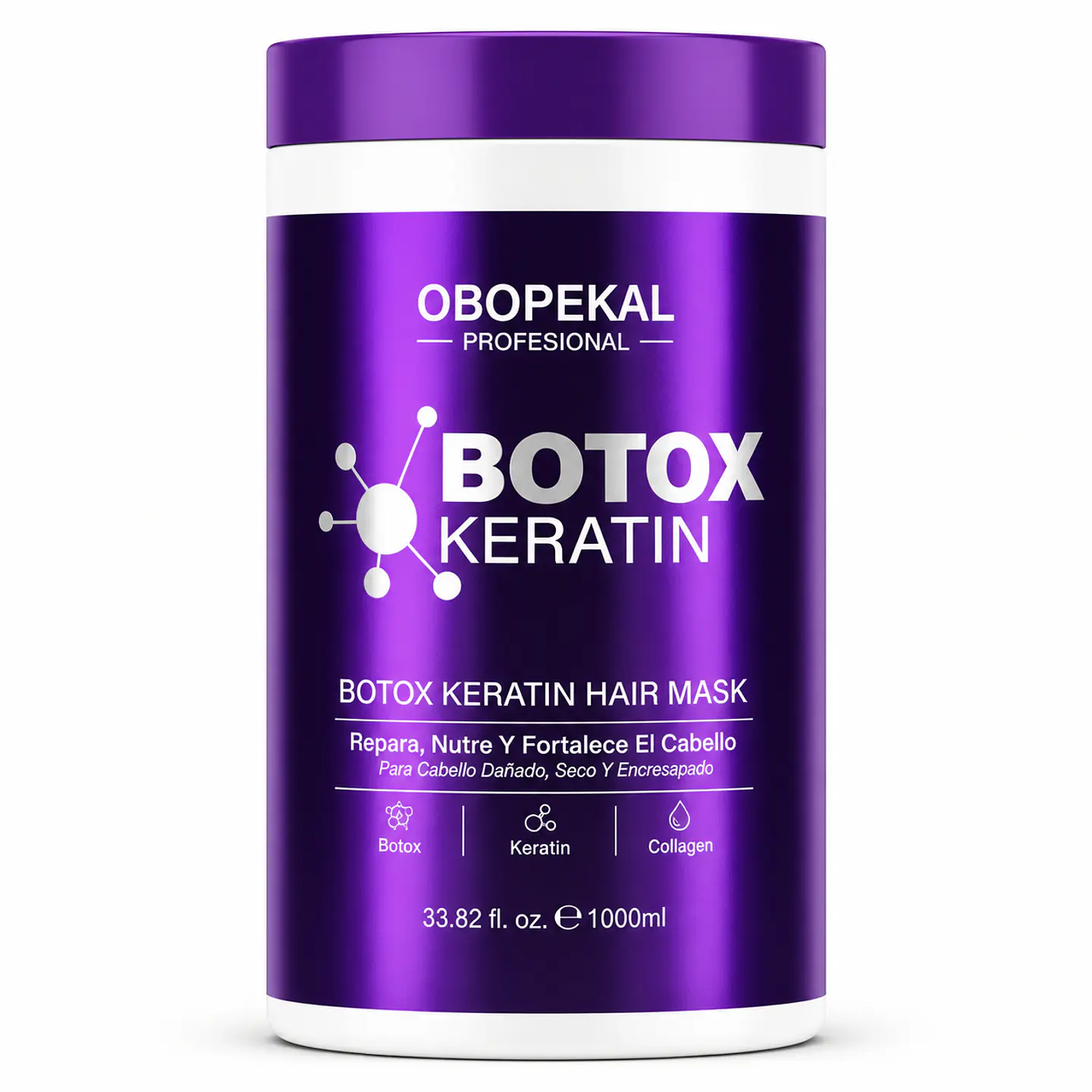 Mascarilla Capilar Botox Keratin Obopekal 1000ml 1