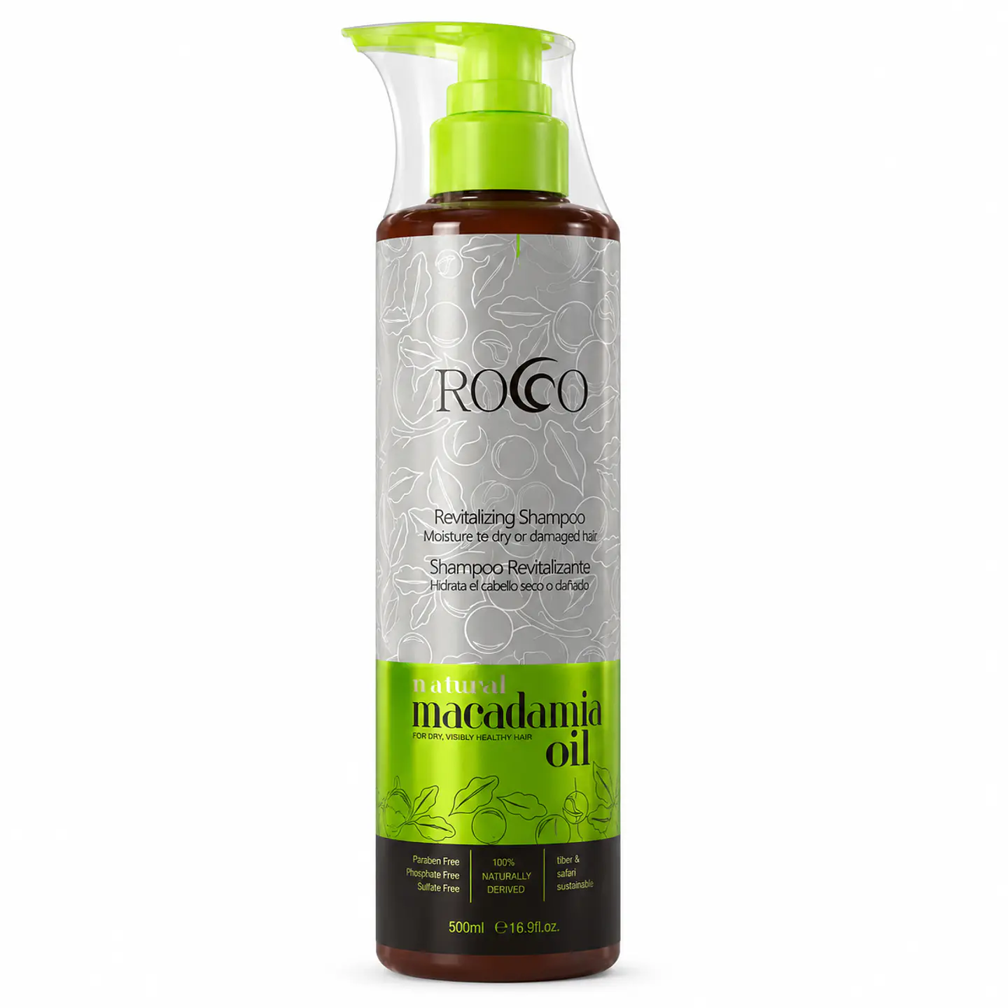 Shampoo Macamia Oil Rocco 500ml 1