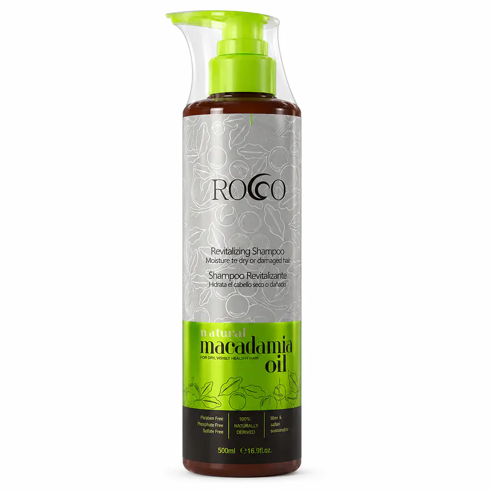 Shampoo Macamia Oil Rocco 500ml 1