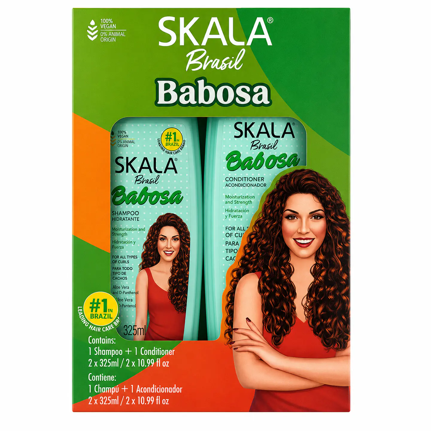 Kit Shampoo+Acondicionador Babosa Skala 325ml 1