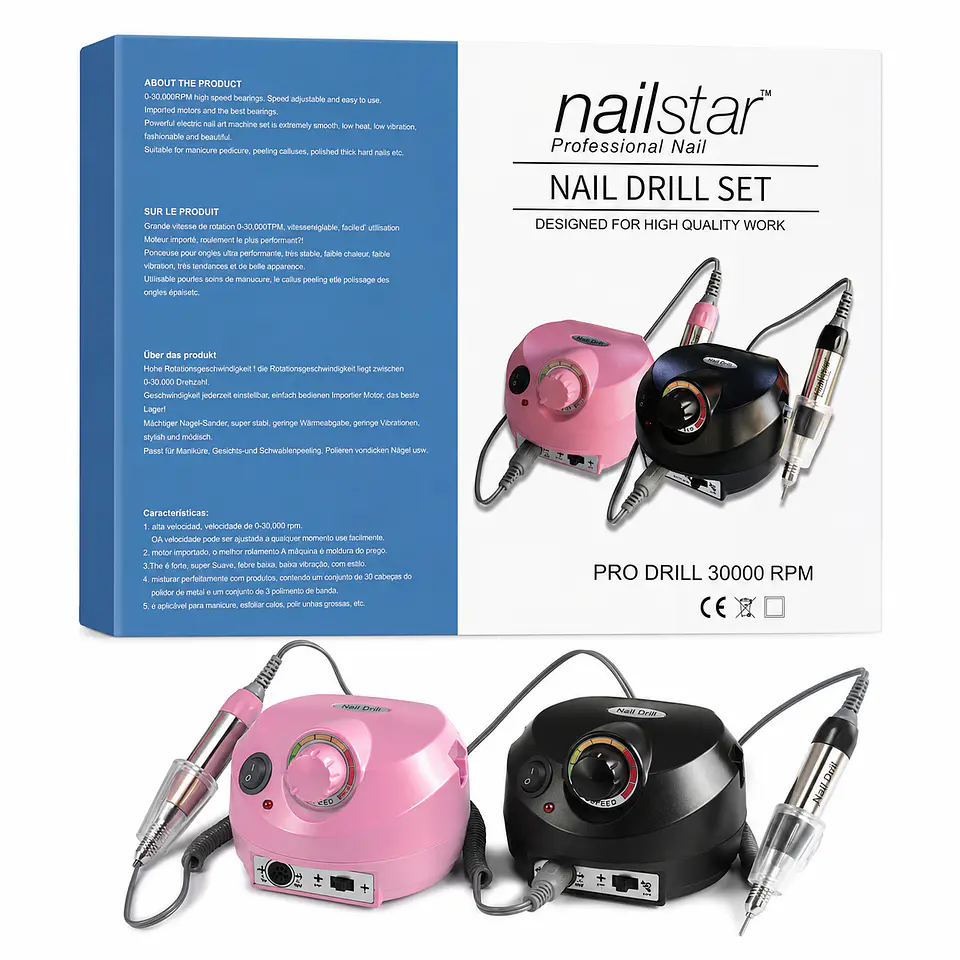 Torno Para Uñas 30.000RPM NailStar 1