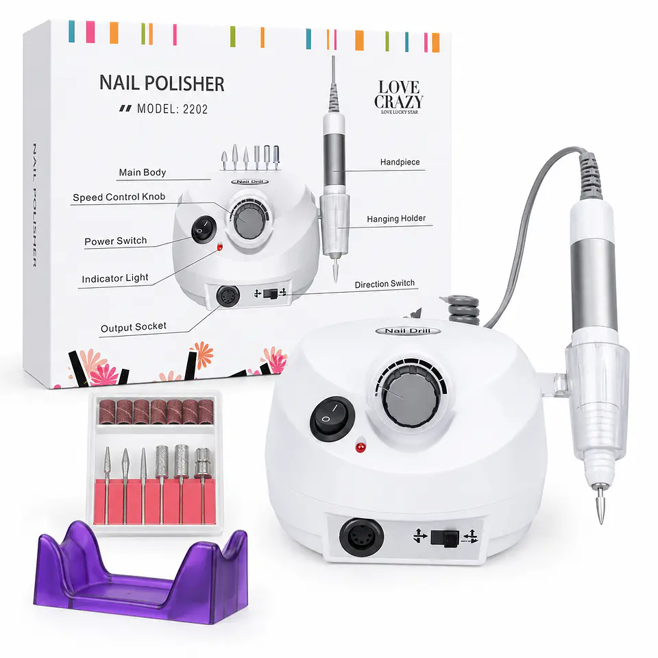Torno Para Uñas 35.000RPM LoveCrazy 1